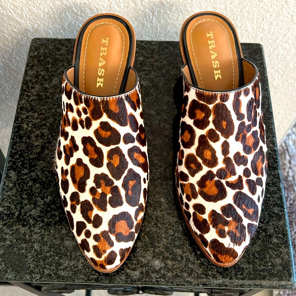 Trask Heeled Mules, Size 6.5, EUC